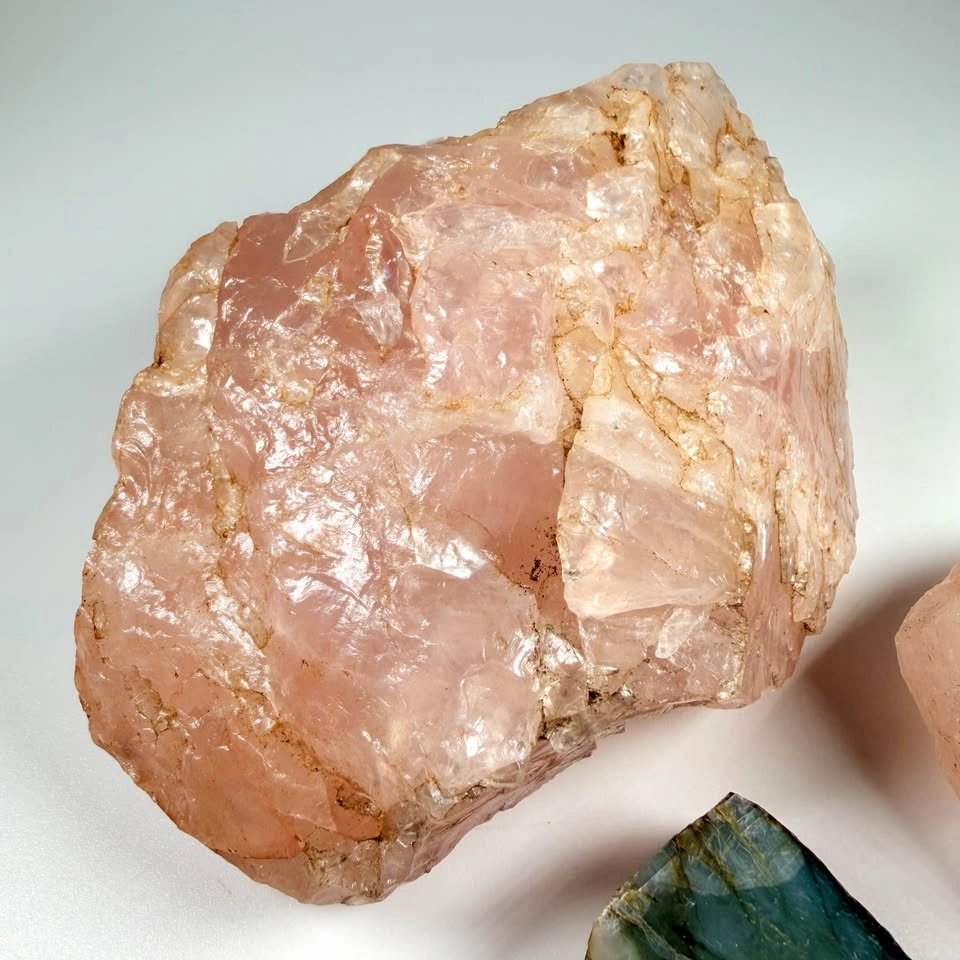 Raw Pink Quartz & Blue Feldspar - photo 2