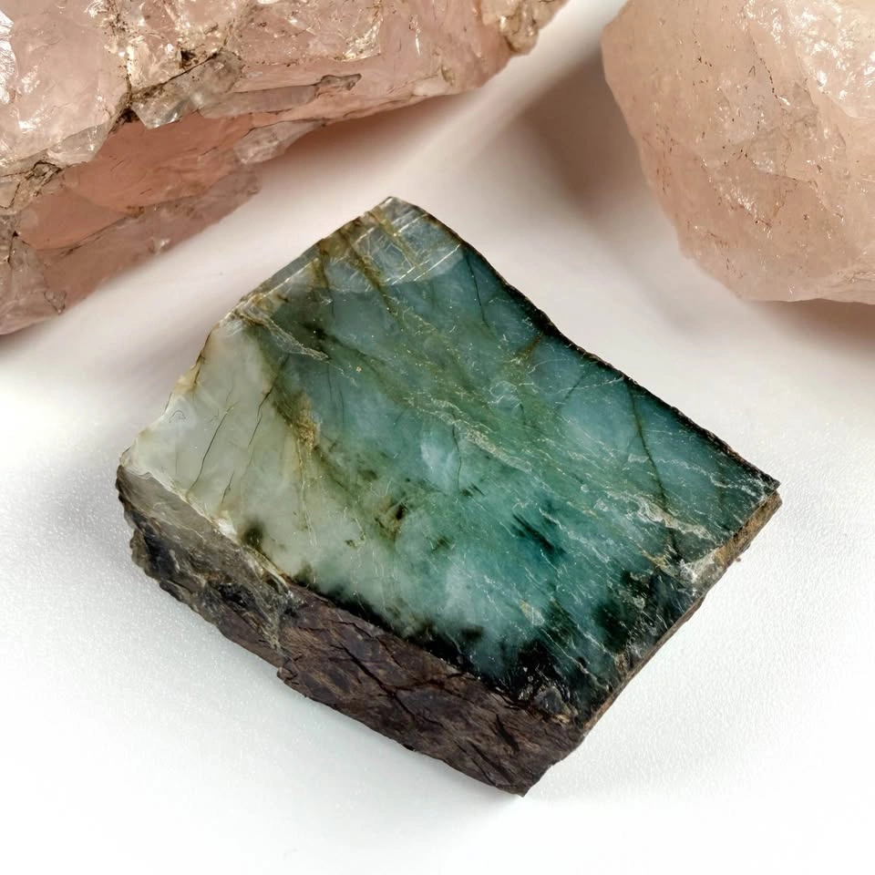 Raw Pink Quartz & Blue Feldspar - photo 3