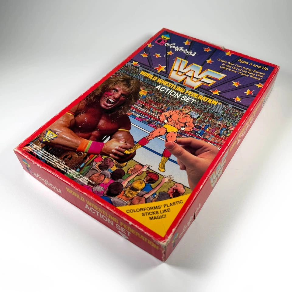 Vintage 1990 Colorforms WWF Action Set - photo 2
