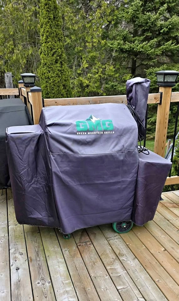 GMG Ledge Pellet Grill Smoker with Cover & New Thermal Blanket