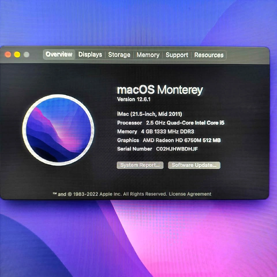 Apple iMac 21.5" Intel i5, 8Gb RAM, 500Gb Storage - photo 4