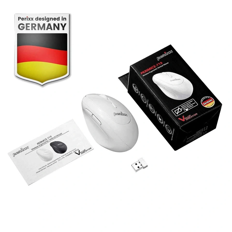 Perixx PERIMICE-719 Wireless Ergonomic Vertical Mouse