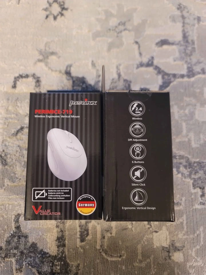 Perixx PERIMICE-719 Wireless Ergonomic Vertical Mouse - photo 2