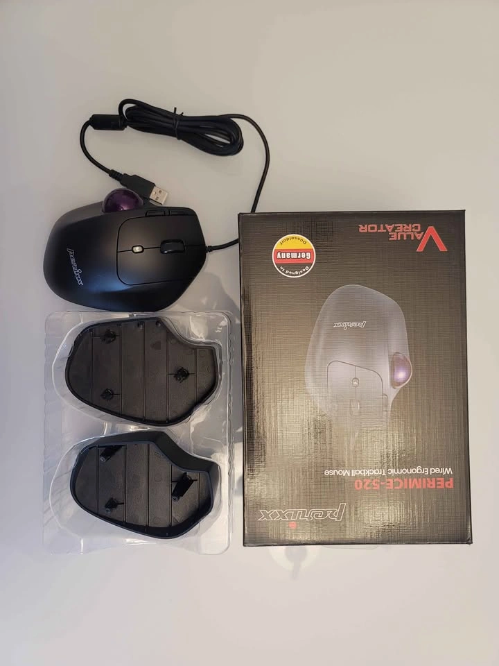 Perixx PERIMICE-520 Wired Ergonomic Trackball Mouse - photo 2