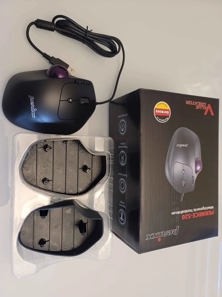 Perixx PERIMICE-520 Wired Ergonomic Trackball Mouse - photo 4