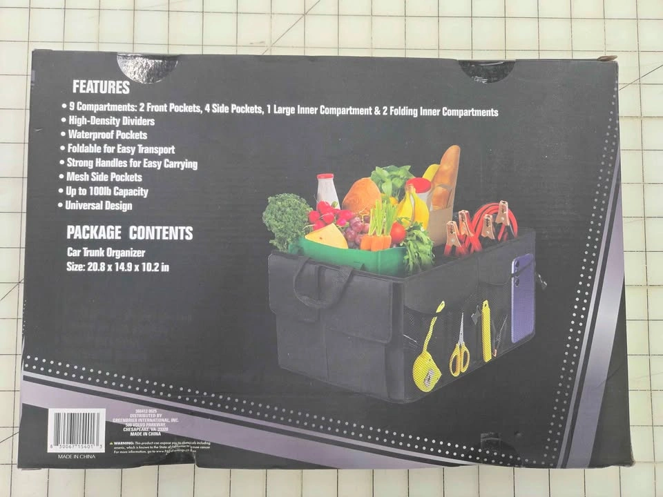 New car trunk organizer - photo 5