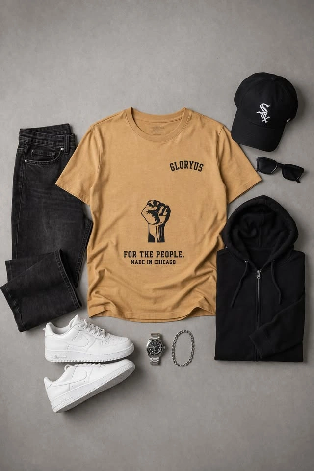 GLORYUS “For The People” Tee – Made in Chicago - photo 2