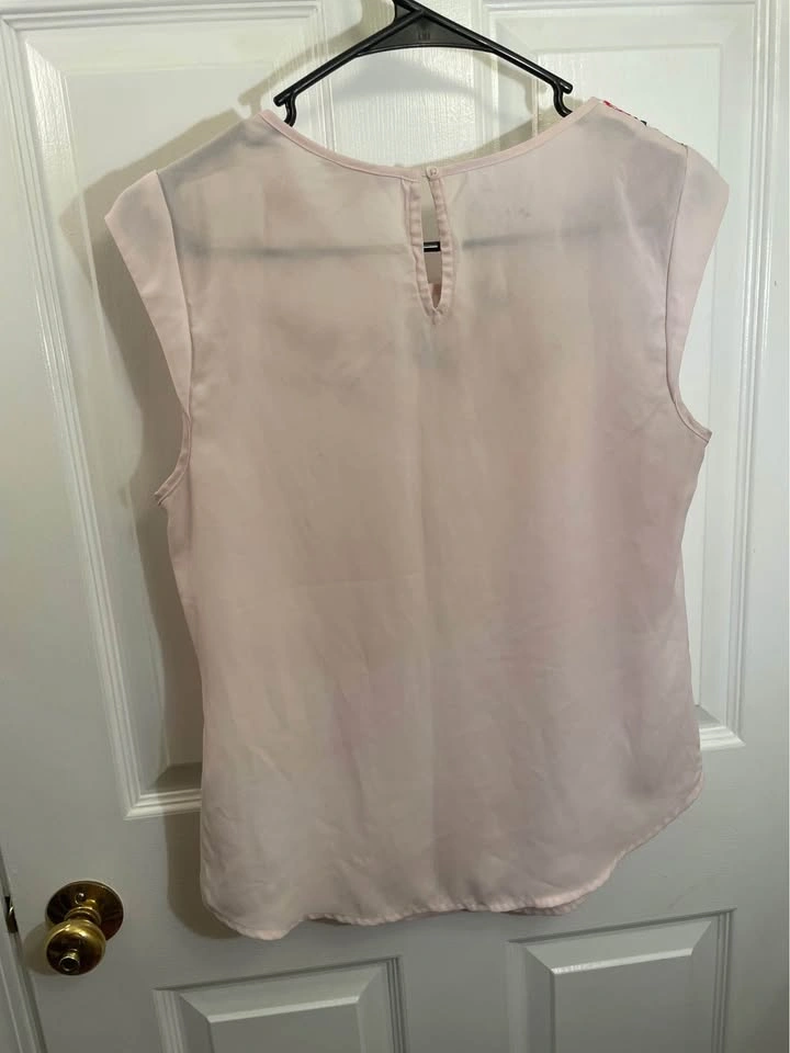 Blush Embroidered Floral Top - photo 4