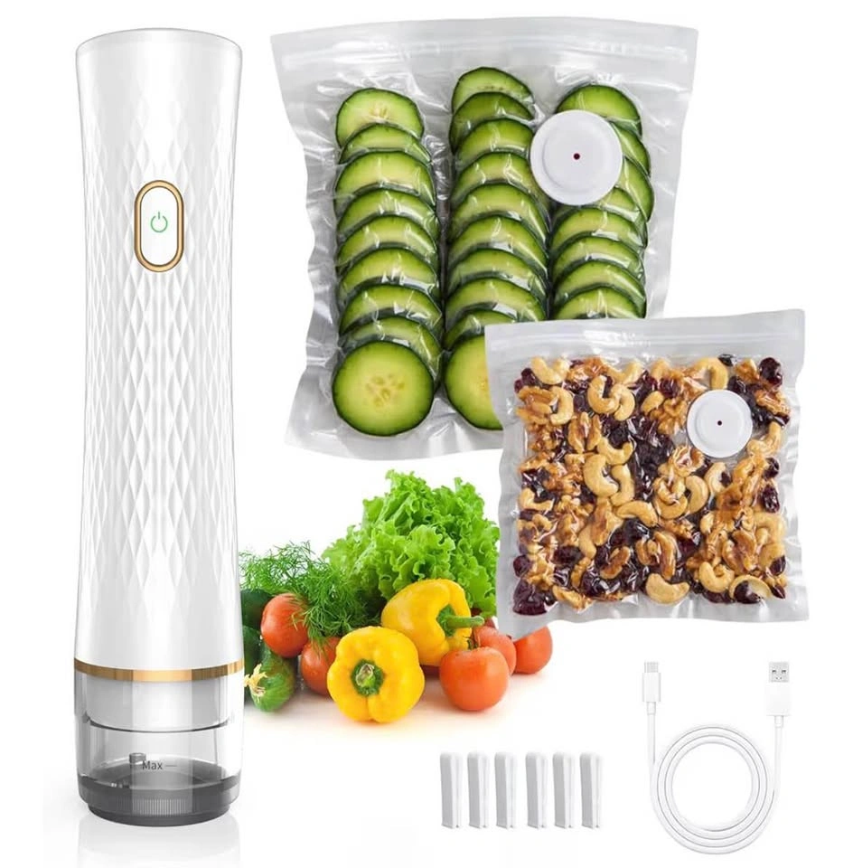 Olecha Food Vacuum Sealer with 30 Storage Vacuum Bags - photo 3