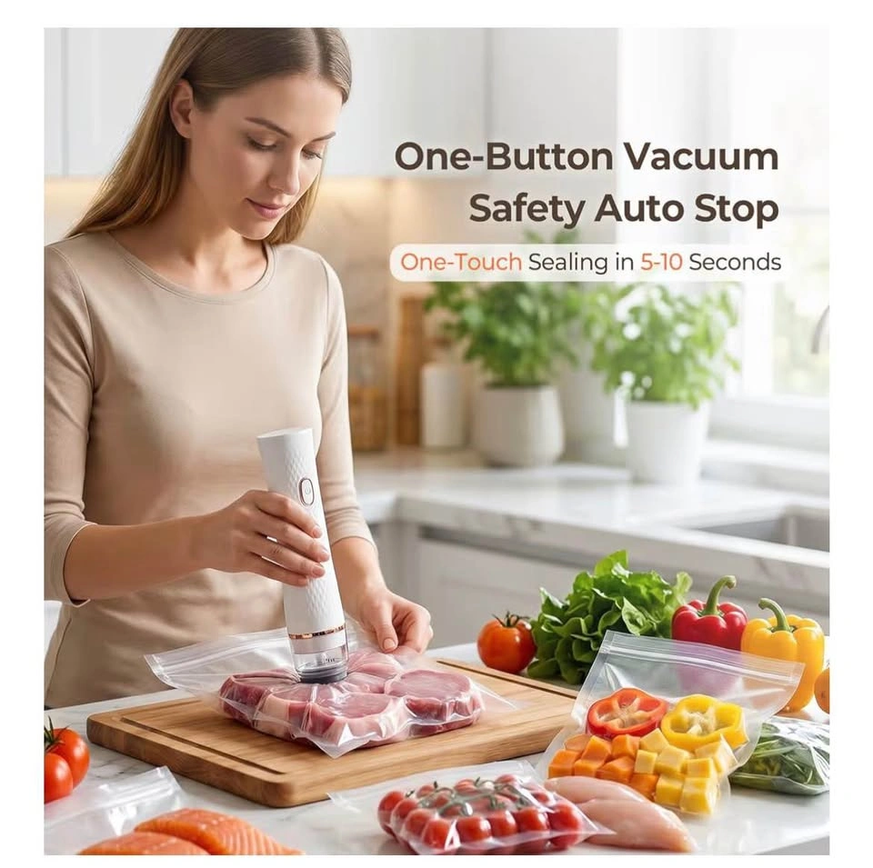 Olecha Food Vacuum Sealer with 30 Storage Vacuum Bags - photo 4
