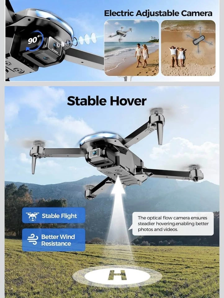 JY017 1080P Foldable Drone for Beginners w/ Camera - photo 3
