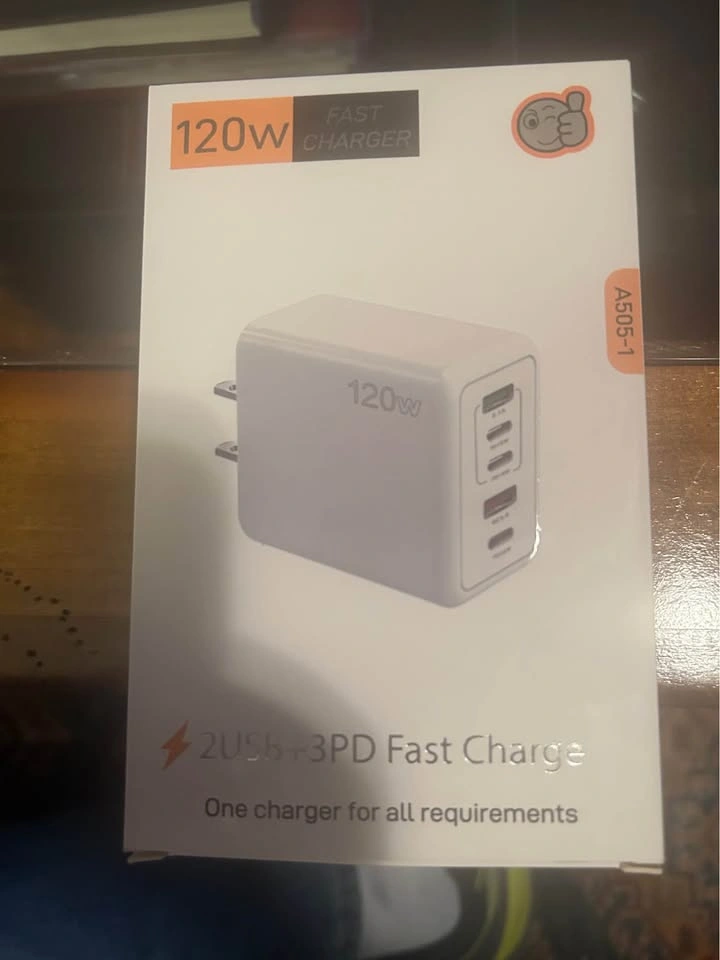 120W Fast Charger 2 USB & 3 PD Ports - photo 2