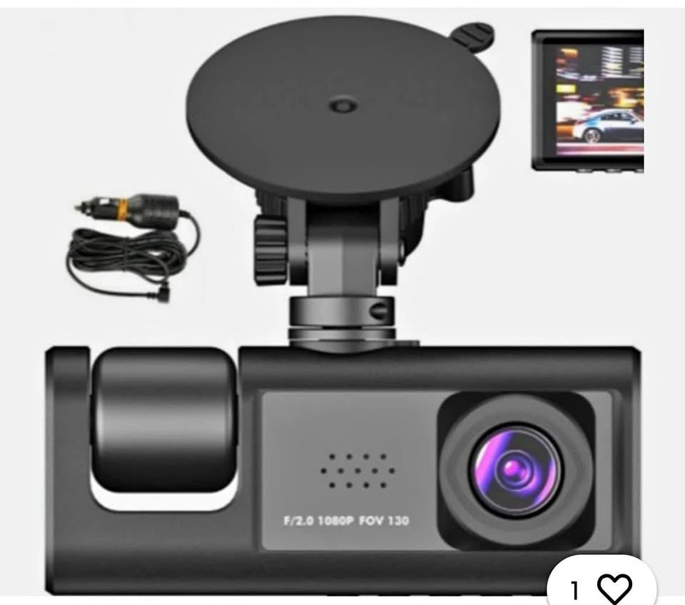 Black Box Dash Cam Traffic Recorder 1080p Full HD Dual Camera