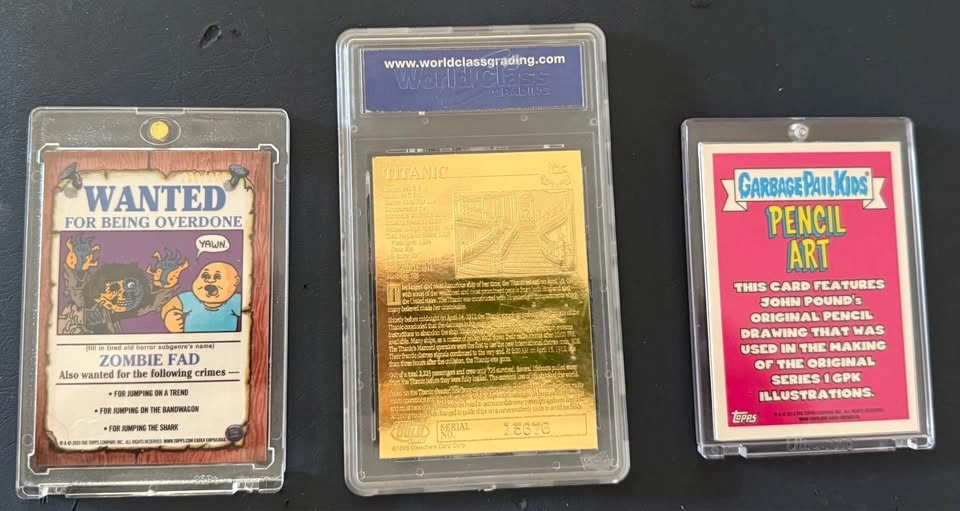 Three specialty collector cards GPK, Titanic in “gold” - photo 2