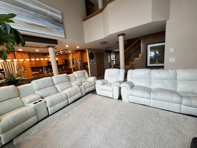 Large Couch Set - Real Leather by Palliser Canada