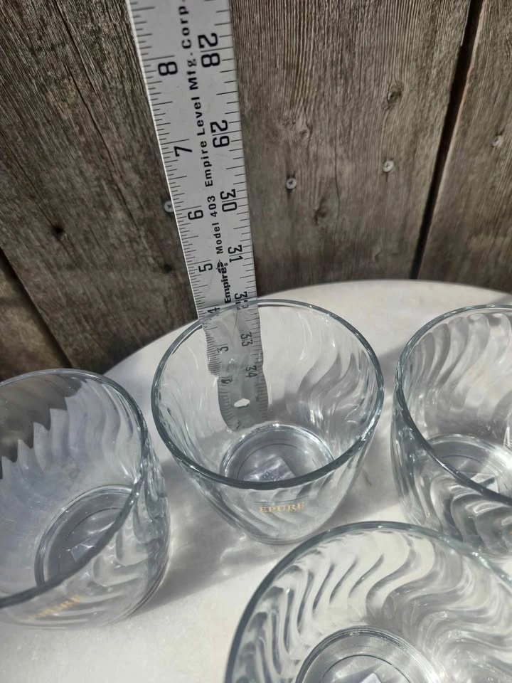Brand new 7 Epure glassware glasses