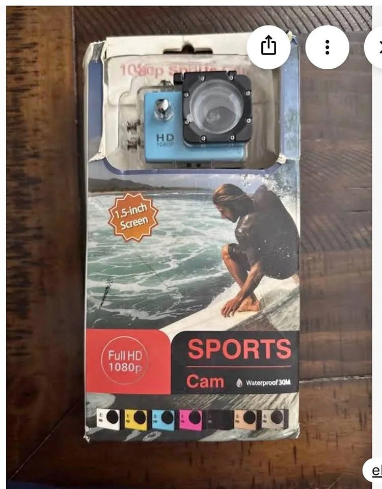 Sports Cam with accessories Full HD 1080P