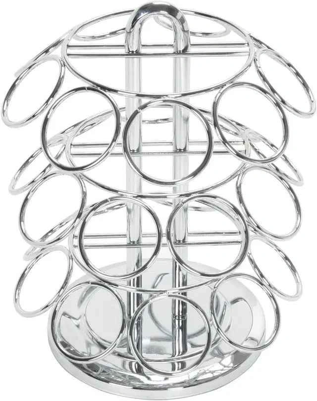 Keurig K-Cup Carousel Holder | 27 Pod Rotating Tower | Chrome | - photo 2