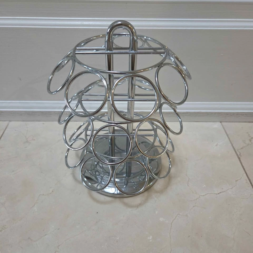 Keurig K-Cup Carousel Holder | 27 Pod Rotating Tower | Chrome | - photo 4