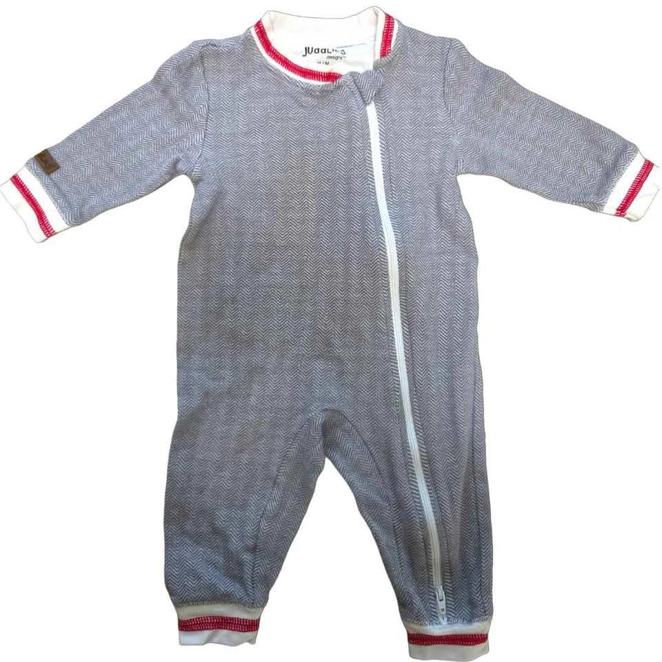 Juddlies Organic Cotton Cottage Playsuits M (6-12M) - Set of 2 - photo 5