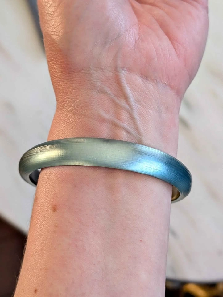 Vintage Alexis Bittar Blue Lucite Bangle