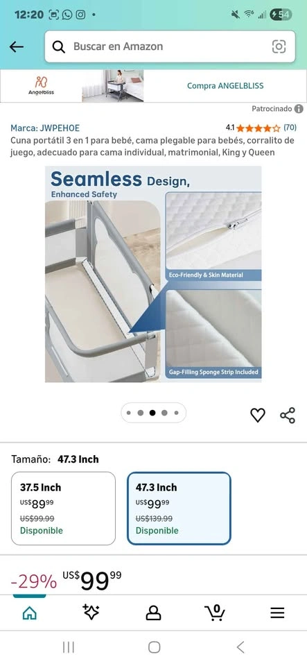 Portable Baby Crib - Used Once - photo 3