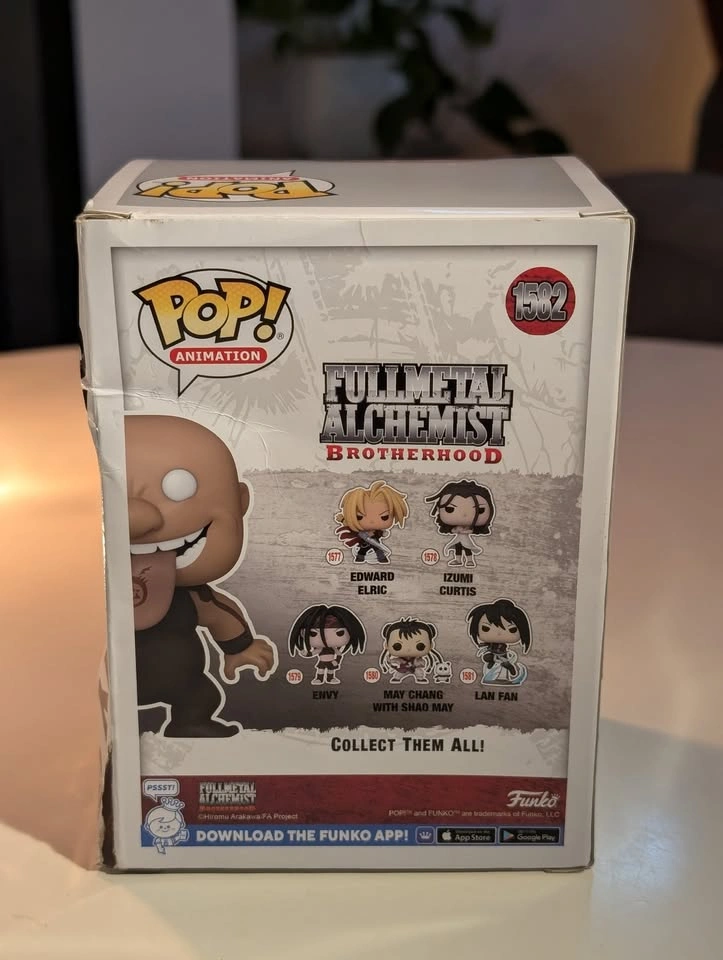 Funko Pop! FMA Brotherhood Gluttony #1582 Special Edition - photo 3