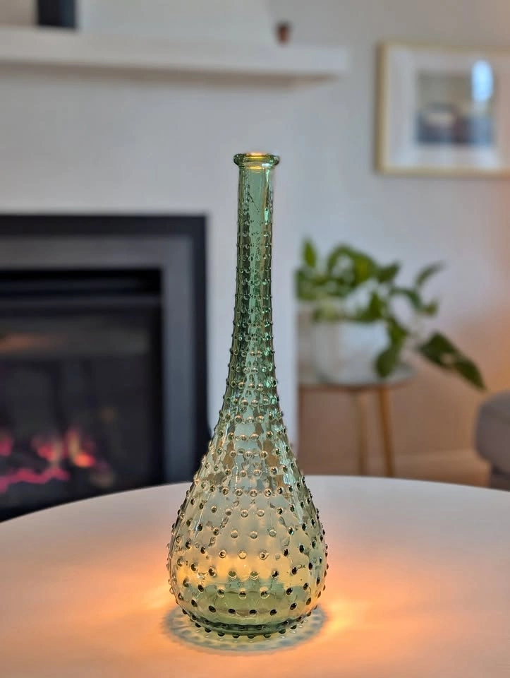 MCM Genie bottle, Empoli Italian glass