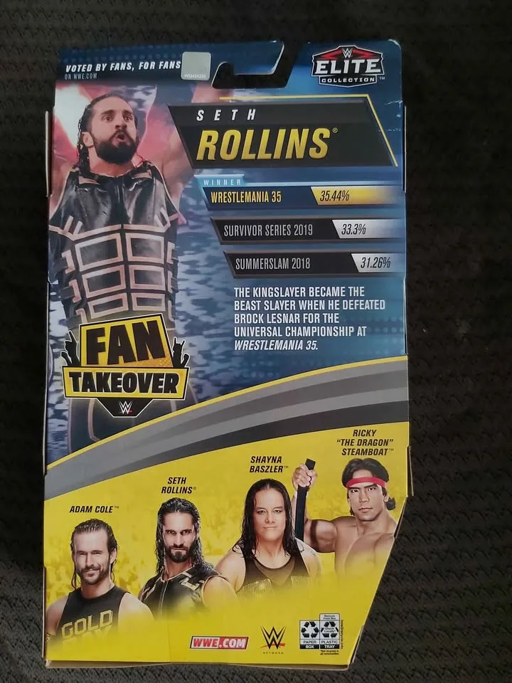 WWE - Seth Rollins Fan Takeover Elite Figure, [Amazon Ex] image indicator(3)