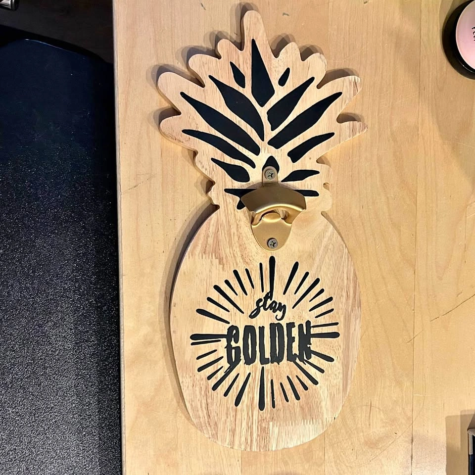 “Stay Golden” Wall Mountable Bottle Opener