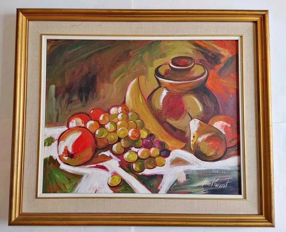 Yvon Provost Oil Painting - Still Life Fruit