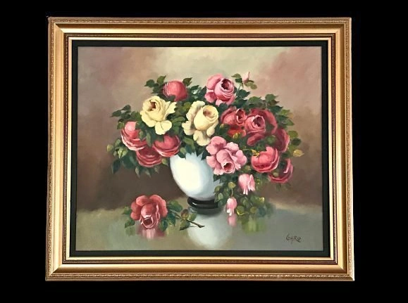 Charles "Garo" Tatossian Oil Painting; Floral Still Life