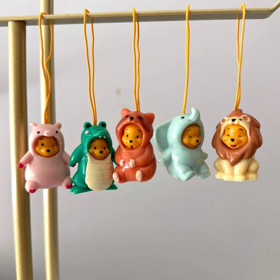 Vintage Peek A Pooh Animal Charms Disney - $10 each
