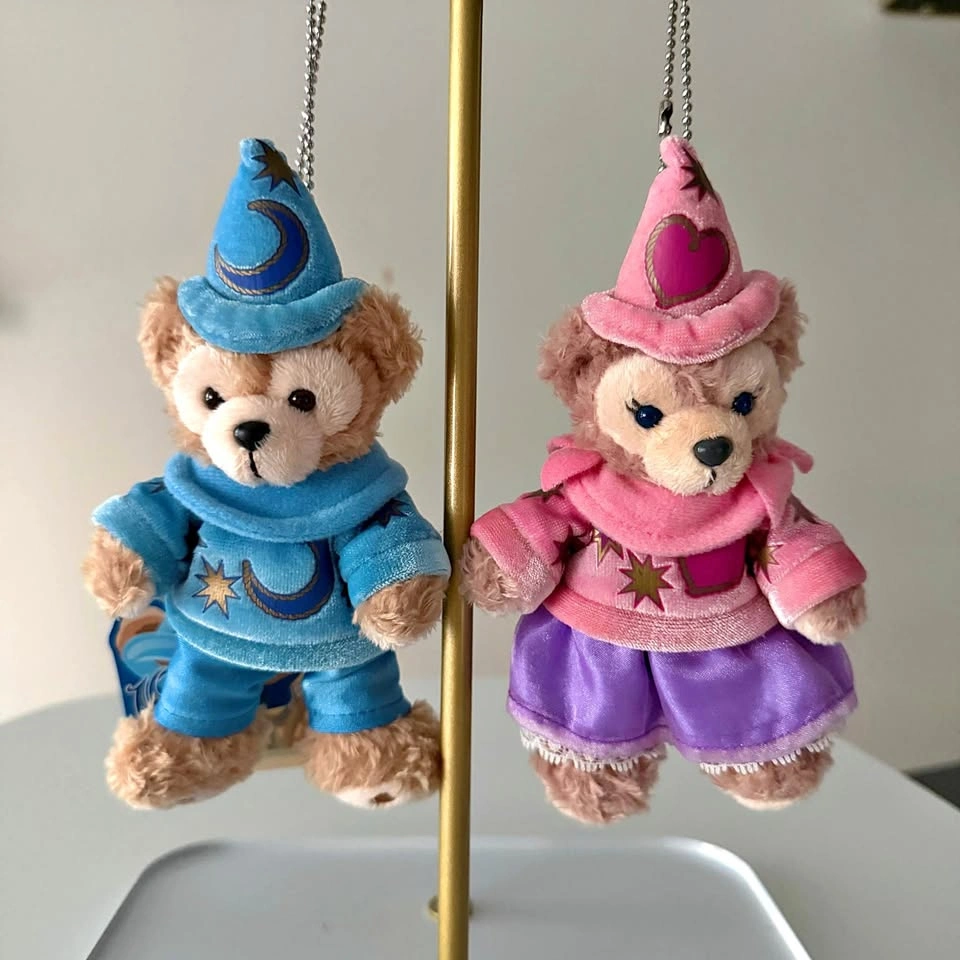 Rare Sorcerer Duffy & Shellie May Tokyo DisneySea Plush Bag Char