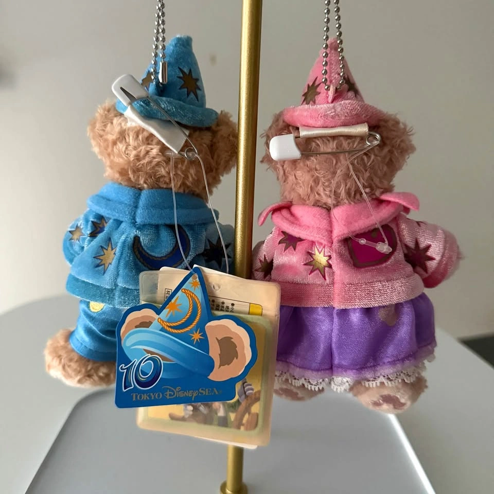 Rare Sorcerer Duffy & Shellie May Tokyo DisneySea Plush Bag Char - photo 2