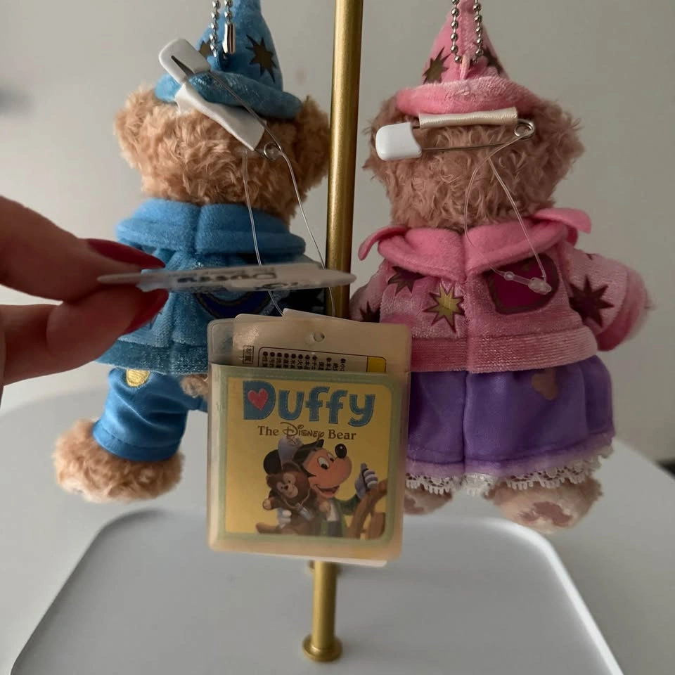 Rare Sorcerer Duffy & Shellie May Tokyo DisneySea Plush Bag Char - photo 3