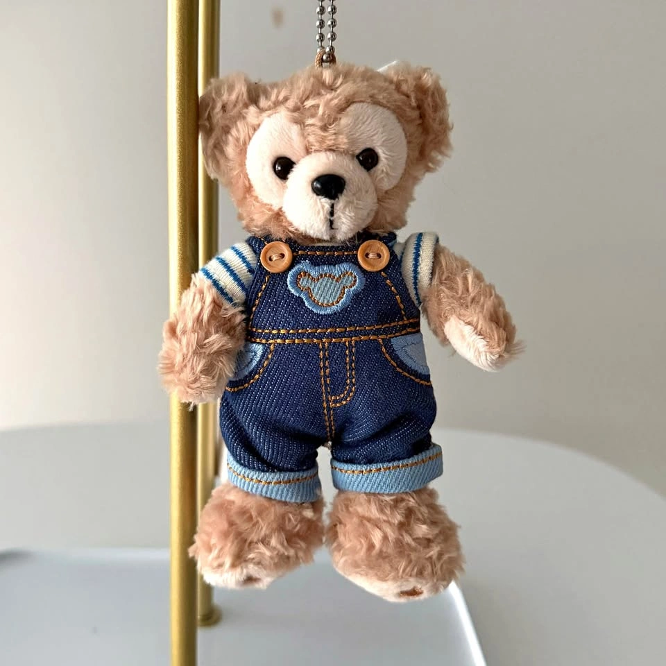 Rare NWT Denim Duffy Plush Bag Charm from Tokyo DisneySea