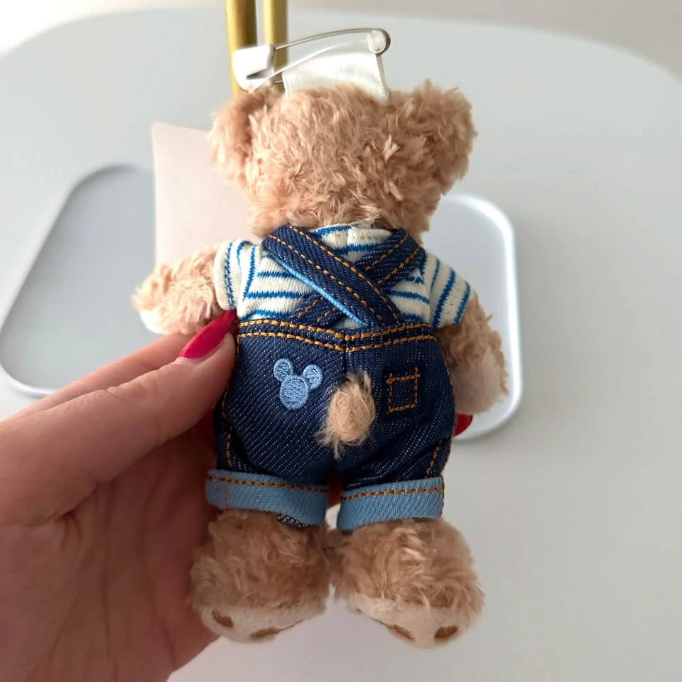 Rare NWT Denim Duffy Plush Bag Charm from Tokyo DisneySea - photo 3