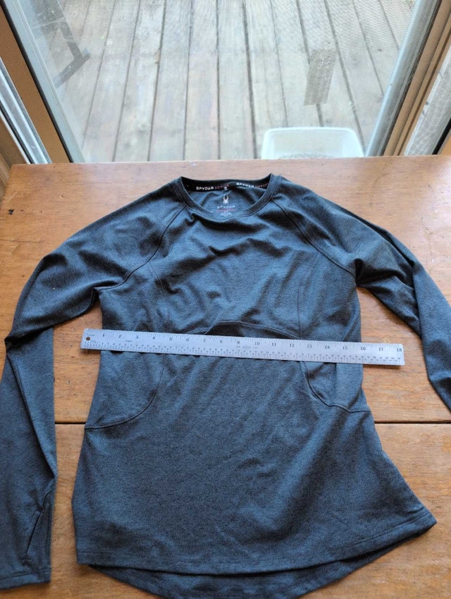 Spyder Active Shirt Women's Small Grey