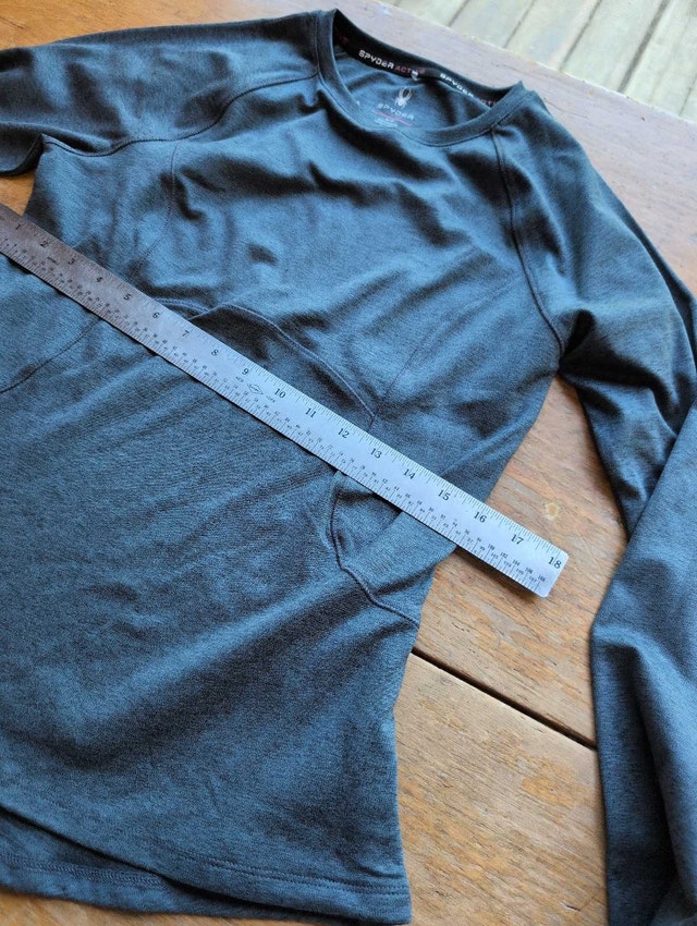 Spyder Active Shirt Women's Small Grey - photo 3