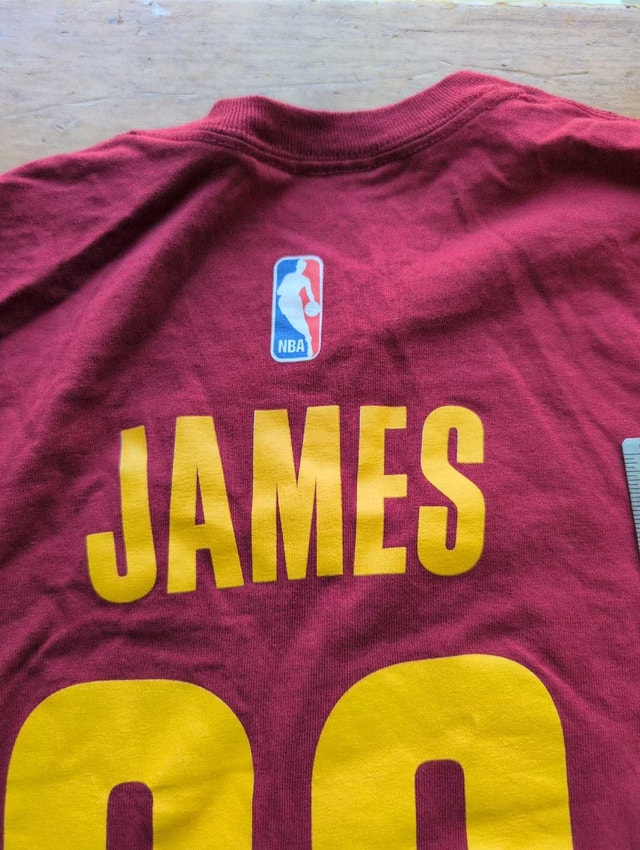 Adidas LeBron James Shirt Cleveland Medium - photo 5