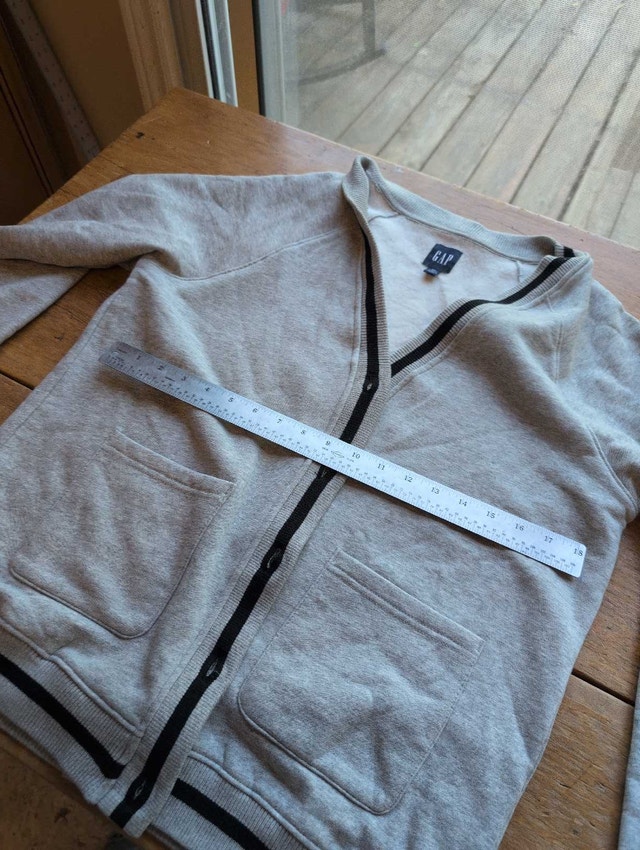 Gap Cardigan Mens Small Grey - photo 3