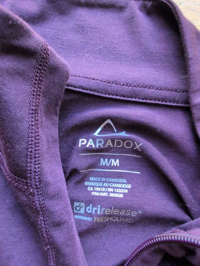 Paradox Shirt Purple Women's Medium - photo 2