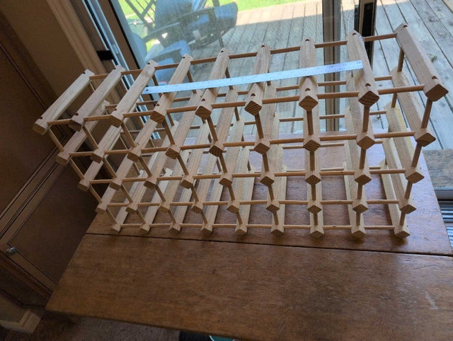 Wood Wine Rack - 32 Bottle Capacity