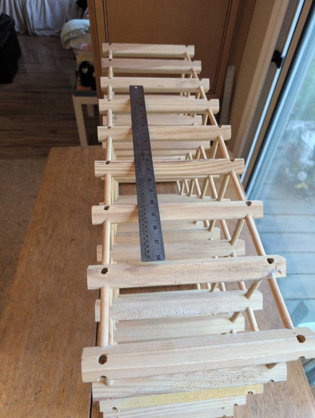 Wood Wine Rack - 32 Bottle Capacity - photo 2