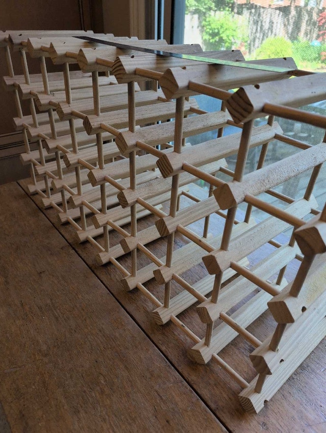 Wood Wine Rack - 32 Bottle Capacity - photo 3