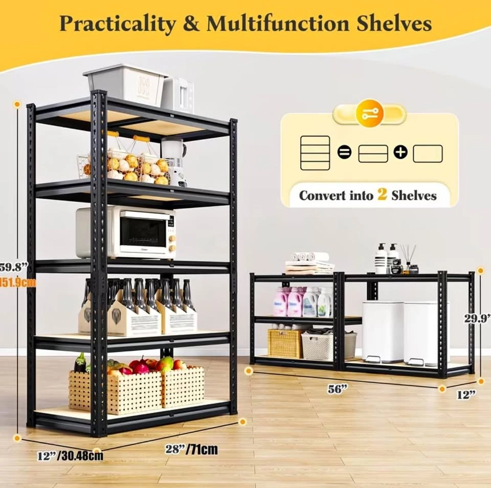 BRAND NEW 5-Tier Adjustable Metal Shelving Unit - Never been use