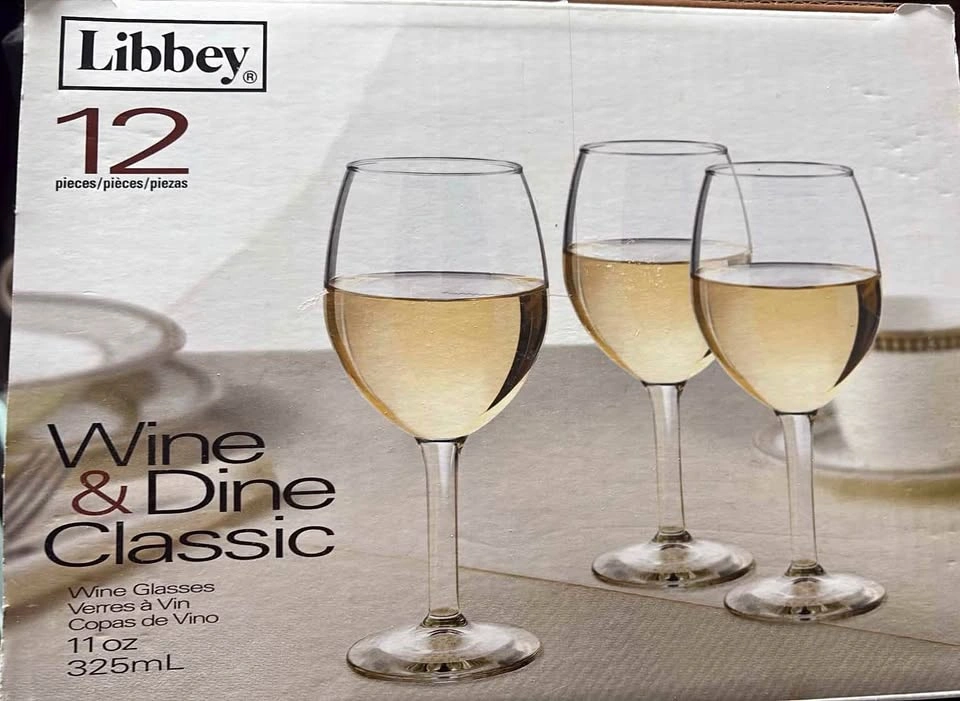 Linnet Wine & Dine Classic Wine Glasses (Set of 12)