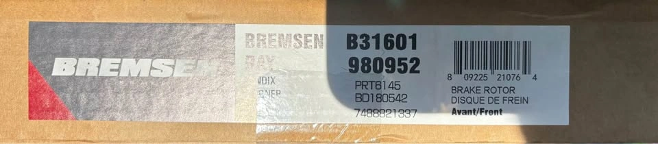 Bremsen Front Disc Brake Rotor x2 - photo 2