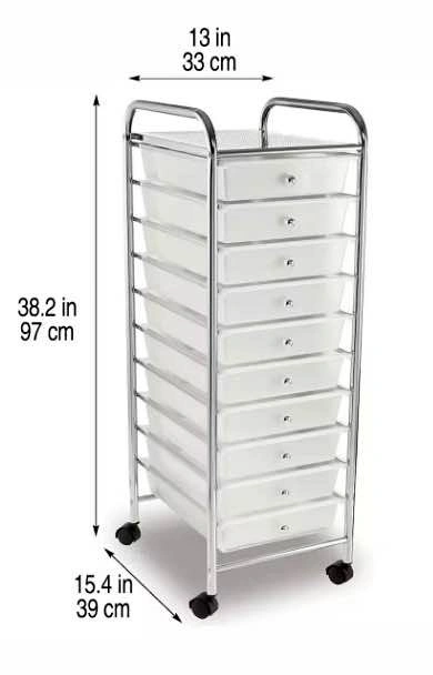 6 x 10-Drawer Rolling Storage Carts (Used) – Pickup Yonge & Finc